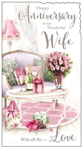 Picture of ANNIVERSARY WONDERFUL WIFE CARD